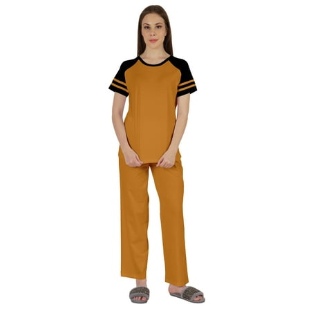 Inkmeso Solid Sleepwear Pajama Set For WoMen s Raglan Sleeve Nightwear Pj Loungewear Sets
Inkmeso Solid Sleepwear Pajama Set For WoMen s Raglan Sleeve Nightwear Pj Loungewear Sets