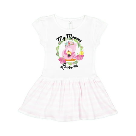 Inktastic Baby Flamingo My Momma Loves Me with Flower Wreath Gift Toddler Girl Dress
Inktastic Baby Flamingo My Momma Loves Me with Flower Wreath Gift Toddler Girl Dress