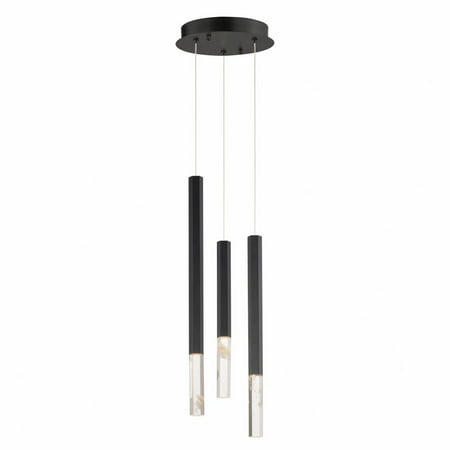 ET2 Lighting E11023-95BK Diaphane - 23.75 Inch 15W 3 LED Pendant Black Black Finish with Rock Crystal Glass
ET2 Lighting E11023-95BK Diaphane - 23.75 Inch 15W 3 LED Pendant Black Black Finish with Rock Crystal Glass