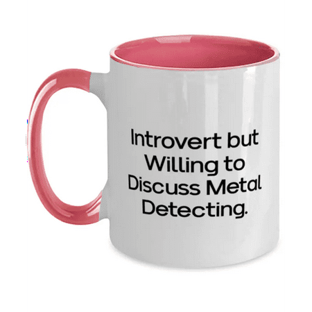 Introvert but Willing to Discuss Metal Detecting. Two Tone 11oz Mug Metal Detecting Present From Fancy Cup For Friends
Introvert but Willing to Discuss Metal Detecting. Two Tone 11oz Mug Metal Detecting Present From Fancy Cup For Friends