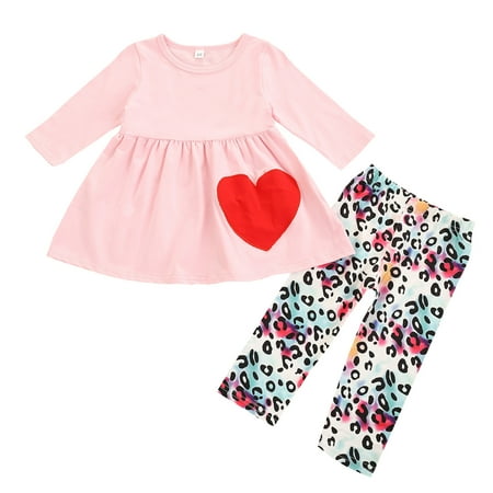 TDuzdltu Toddler Kids Baby Girls Long Sleeve Valentine s Heart Print Dress+Pants Set GIft on Clearance
TDuzdltu Toddler Kids Baby Girls Long Sleeve Valentine s Heart Print Dress+Pants Set GIft on Clearance