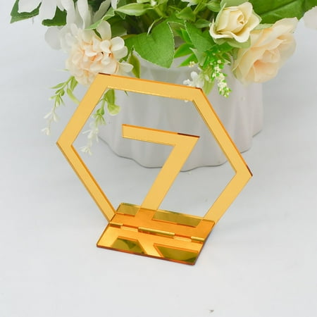 Pgeraug Ornament Three Dimensionals Gold And Silver Acrylic Wedding Digital Table Number Card Table Seat Card Mirror Table Ornaments Desktop Ornament G
Pgeraug Ornament Three Dimensionals Gold And Silver Acrylic Wedding Digital Table Number Card Table Seat Card Mirror Table Ornaments Desktop Ornament G