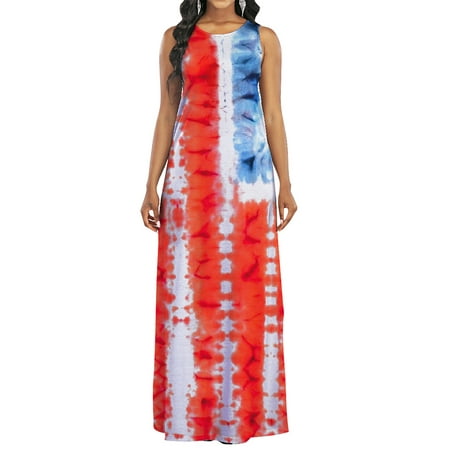 Enwejyy Women Spring and Summer American Flag Print Sleeveless Casual Sunderss Long Dress
Enwejyy Women Spring and Summer American Flag Print Sleeveless Casual Sunderss Long Dress