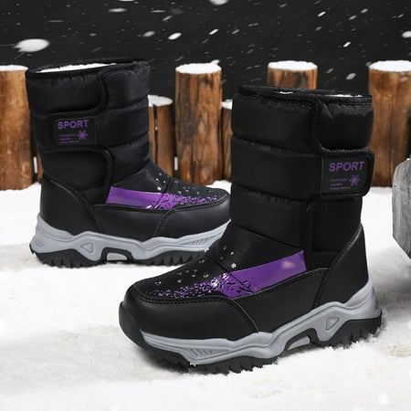 Kids Winter Snow Boots Waterproof Fleece Warm Anti-slip Lightweight Sport Shoes Boys Girls
Kids Winter Snow Boots Waterproof Fleece Warm Anti-slip Lightweight Sport Shoes Boys Girls