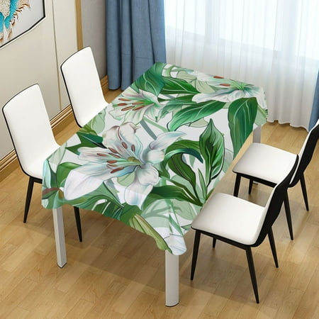 ALAZA Lily Flowers with Leaves Rectangle Tablecloth Tablecover Dinning Table Cloth 60 x90
ALAZA Lily Flowers with Leaves Rectangle Tablecloth Tablecover Dinning Table Cloth 60 x90