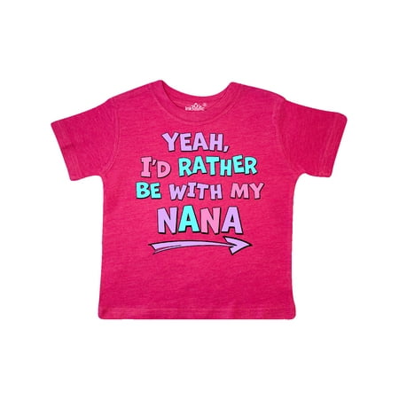 Inktastic Yeah I d Rather be with My Nana in Pink Blue and Purple Gift Toddler Boy or Toddler Girl T-Shirt
Inktastic Yeah I d Rather be with My Nana in Pink Blue and Purple Gift Toddler Boy or Toddler Girl T-Shirt