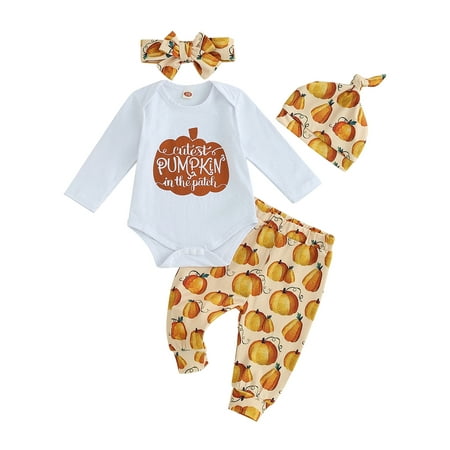 Wallarenear Baby Girls Halloween Romper Tops Pumpkin Print Long Pants Headband Beanie Hat
Wallarenear Baby Girls Halloween Romper Tops Pumpkin Print Long Pants Headband Beanie Hat