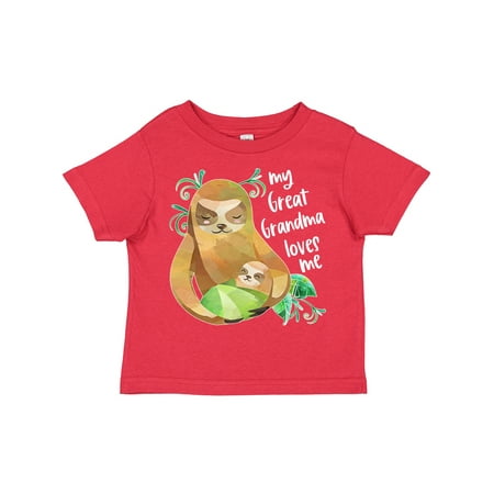 Inktastic My Great Grandma Loves Me Cute Sloth and Baby Gift Toddler Boy or Toddler Girl T-Shirt
Inktastic My Great Grandma Loves Me Cute Sloth and Baby Gift Toddler Boy or Toddler Girl T-Shirt