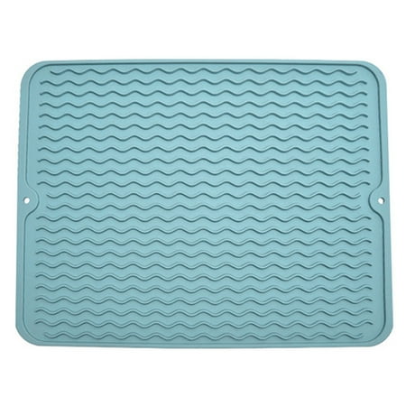 Temacd Dish Drying Mat Thick Non-slip Silicone Heat Resistant Drain Pad for Kitchen Counter
Temacd Dish Drying Mat Thick Non-slip Silicone Heat Resistant Drain Pad for Kitchen Counter