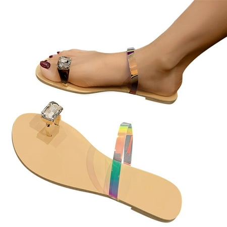 Cathalem Sandals For Women Ladies Fashion Solid Flat Rhinestone Slippers Sandals Casual Shoes Kitty Slippers for Women Size 9 Multicolor 7.5
Cathalem Sandals For Women Ladies Fashion Solid Flat Rhinestone Slippers Sandals Casual Shoes Kitty Slippers for Women Size 9 Multicolor 7.5