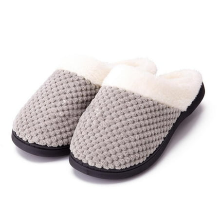 Cozy Memory Foam Slippers Fuzzy Wool-Like Plush Fleece Lined House Slippers Unisex Slippers with Anti-Skid Rubber Sole
Cozy Memory Foam Slippers Fuzzy Wool-Like Plush Fleece Lined House Slippers Unisex Slippers with Anti-Skid Rubber Sole