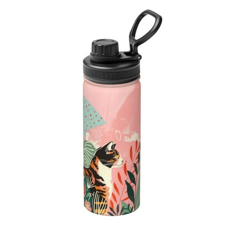 Salouo Colorful Cat With Flowers for 18oz Stainless Steel Vacuum Insulated Tumbler Coffee Travel Mug Spill Proof with Lid Thermos Cup for Keep Hot/Ice Coffee Tea and Beer
Salouo Colorful Cat With Flowers for 18oz Stainless Steel Vacuum Insulated Tumbler Coffee Travel Mug Spill Proof with Lid Thermos Cup for Keep Hot/Ice Coffee Tea and Beer