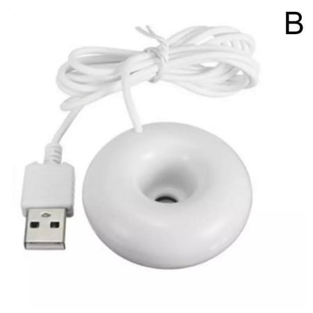 1Xmini USB Donut Humidifier Floating Ultrasonic Mist Aroma Diffuser-UK X9J6
