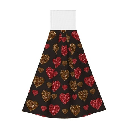 Wukai Gold Glitter Heart Print Kitchen Towels Quick Dry Washcloths Coral Velvet Dishtowels Multipurpose Reusable Cloths Soft Tea Absorbent Cleaning Cloths
Wukai Gold Glitter Heart Print Kitchen Towels Quick Dry Washcloths Coral Velvet Dishtowels Multipurpose Reusable Cloths Soft Tea Absorbent Cleaning Cloths