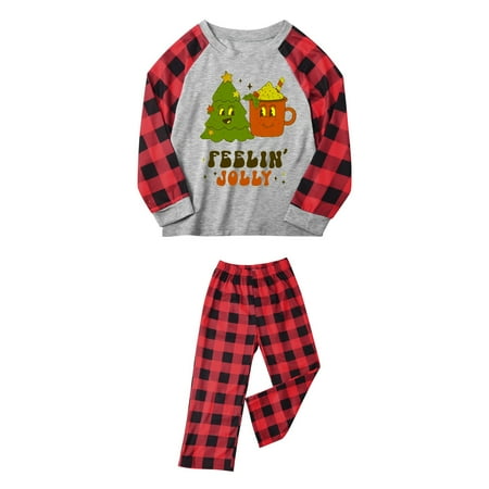 LWZWM Matching Family Pajamas Sets Plaid Printed Christmas Pjs Long Sleeve Tee and Pants Loungewear Top+Pants Kids 5-6 Years
LWZWM Matching Family Pajamas Sets Plaid Printed Christmas Pjs Long Sleeve Tee and Pants Loungewear Top+Pants Kids 5-6 Years