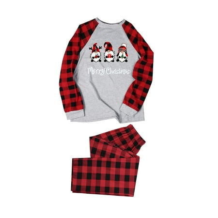TAIAOJING Matching Family Pajamas Sets Christmas Letter And Plaid Printed Sleepwear Long Sleeve Tee And Bottom Loungewear (Mom)
TAIAOJING Matching Family Pajamas Sets Christmas Letter And Plaid Printed Sleepwear Long Sleeve Tee And Bottom Loungewear (Mom)
