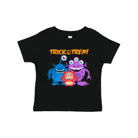 Inktastic Trick or Treat Monsters Gift Toddler Boy or Toddler Girl T-Shirt