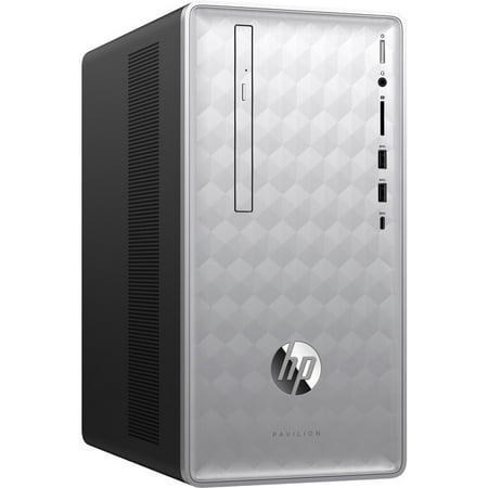 HP Pavilion 595-p0049 Desktop Computer i5-8400 8GB 128GB 1TB DVDRW Win10 Refurb