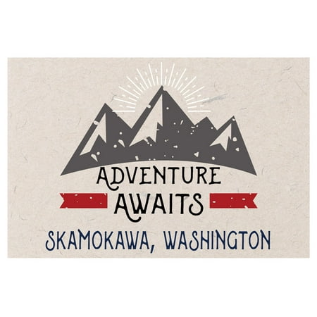 Skamokawa Washington Souvenir 2x3 Inch Fridge Magnet Adventure Awaits Design