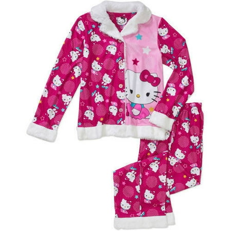 Girls' Hello Kitty Coat Pajama Set