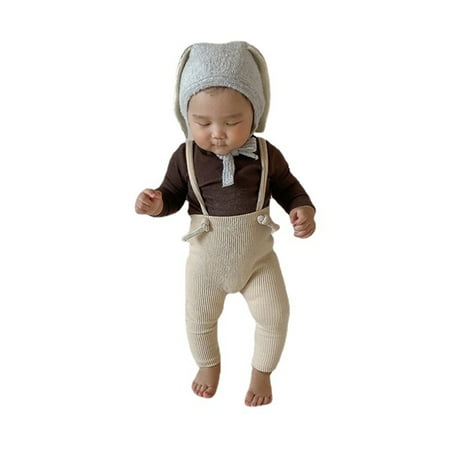 Franhais Baby Overalls with Vertical Pattern Decoration Cotton Adjustable Spring Clothing for Boys / Girls
Franhais Baby Overalls with Vertical Pattern Decoration Cotton Adjustable Spring Clothing for Boys / Girls