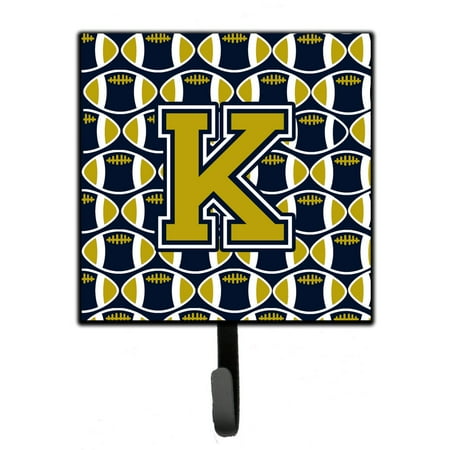 Carolines Treasures CJ1074-KSH4 Letter K Football Blue and Gold Leash or Key Holder 7Hx4.25W multicolor
Carolines Treasures CJ1074-KSH4 Letter K Football Blue and Gold Leash or Key Holder 7Hx4.25W multicolor