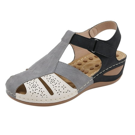 Womens Sandals Womens Wedge Sandals Summer Comfortable Platform Bohemia Shoes Sandals With Arch Support Massage Function Casual Sandals
Womens Sandals Womens Wedge Sandals Summer Comfortable Platform Bohemia Shoes Sandals With Arch Support Massage Function Casual Sandals