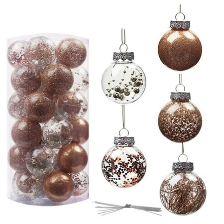Eastshop 30Pcs 6cm Hanging Pendant Transparent Surface High Visibility Glossy Sequins Riband Decorations Ornamental Christmas Tree Decoration Accessory Hanging Christmas Ball Ornaments for Party
Eastshop 30Pcs 6cm Hanging Pendant Transparent Surface High Visibility Glossy Sequins Riband Decorations Ornamental Christmas Tree Decoration Accessory Hanging Christmas Ball Ornaments for Party