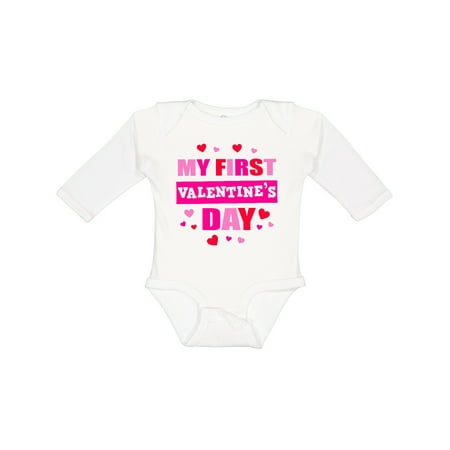 Inktastic My First Valentines Day with Hearts in Pink Gift Baby Boy or Baby Girl Long Sleeve Bodysuit
Inktastic My First Valentines Day with Hearts in Pink Gift Baby Boy or Baby Girl Long Sleeve Bodysuit