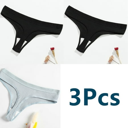3 Pcs G-string Panties Cotton Women Underwear Sexy Panties Female Underpants Thong Solid Color Pantys Lingerie Low-Rise G-String
3 Pcs G-string Panties Cotton Women Underwear Sexy Panties Female Underpants Thong Solid Color Pantys Lingerie Low-Rise G-String
