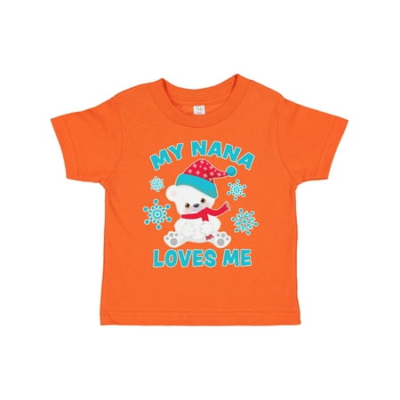 Inktastic Polar Bear My Nana Loves Me in Santa Hat with Snowflakes Boys or Girls Toddler T-Shirt
Inktastic Polar Bear My Nana Loves Me in Santa Hat with Snowflakes Boys or Girls Toddler T-Shirt