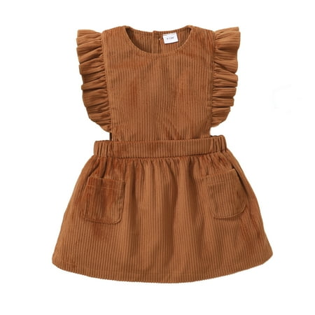 2T Toddler Girls Dress Summer Dress Sleeveless Dress 3T Toddler Girl Fly Ruffled Sleeve Dress Brown
2T Toddler Girls Dress Summer Dress Sleeveless Dress 3T Toddler Girl Fly Ruffled Sleeve Dress Brown