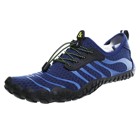 ONTNO Men s and Women s Water Shoes Couple Quick Dry Beach Hiking Mountaineering Before Lace-Up Low-Help Rubber Casual Surf Grip Ground Lacquer Face Netting Dark Blue
ONTNO Men s and Women s Water Shoes Couple Quick Dry Beach Hiking Mountaineering Before Lace-Up Low-Help Rubber Casual Surf Grip Ground Lacquer Face Netting Dark Blue