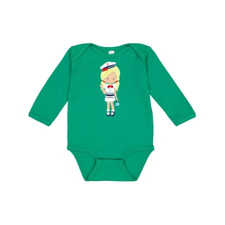 Inktastic Cute Girl Boat Captain Skipper Blonde Hair Gift Baby Girl Long Sleeve Bodysuit
Inktastic Cute Girl Boat Captain Skipper Blonde Hair Gift Baby Girl Long Sleeve Bodysuit
