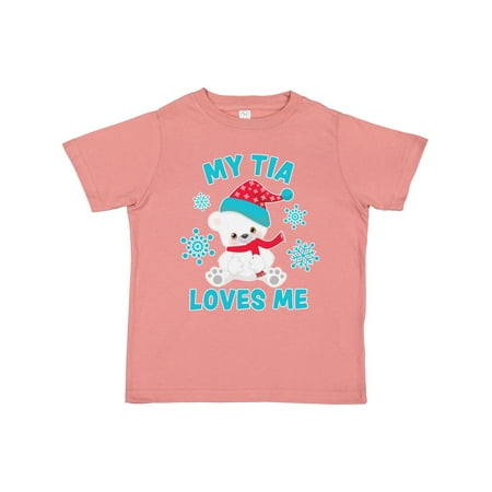 Inktastic Polar Bear My Tia Loves Me in Santa Hat with Snowflakes Gift Toddler Boy or Toddler Girl T-Shirt
Inktastic Polar Bear My Tia Loves Me in Santa Hat with Snowflakes Gift Toddler Boy or Toddler Girl T-Shirt