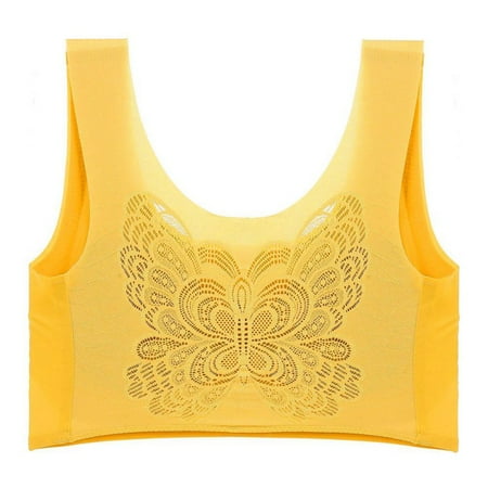 Women s Thin 3D Daily Bra Breathable Hollow U-Shaped Collect Accessory Breast Push Up Sports Sleep Shaping Bra Yellow 5XL
Women s Thin 3D Daily Bra Breathable Hollow U-Shaped Collect Accessory Breast Push Up Sports Sleep Shaping Bra Yellow 5XL