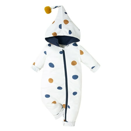 Newborn Baby Boy Romper Clothes Infant Boy Outfits Long Sleeve Hooded Jumpsuit Cute Print One Piece Clothing Blue 3-6 Months
Newborn Baby Boy Romper Clothes Infant Boy Outfits Long Sleeve Hooded Jumpsuit Cute Print One Piece Clothing Blue 3-6 Months