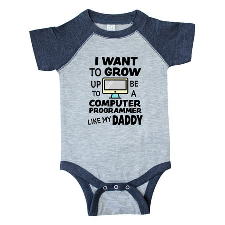 Inktastic I Want To Grow up To Be a Computer Programmer Like My Daddy Gift Baby Boy or Baby Girl Bodysuit
Inktastic I Want To Grow up To Be a Computer Programmer Like My Daddy Gift Baby Boy or Baby Girl Bodysuit
