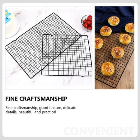 Nonstick Cake Cooling Rack 2pcs Nonstick Cake Bread Cooling Rack Rectangle Design Baking Cooling Rack
Nonstick Cake Cooling Rack 2pcs Nonstick Cake Bread Cooling Rack Rectangle Design Baking Cooling Rack