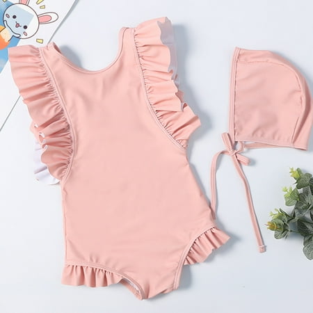 MyBeauty Solid Color Children Baby Girls One-piece Swimsuit Bikini Lace Swimwear with Hat Blue XL
MyBeauty Solid Color Children Baby Girls One-piece Swimsuit Bikini Lace Swimwear with Hat Blue XL