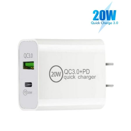 Toma PD+QC3.0 Charger Adapter Compatible for Apple Android Phones Type-C+USB Dual Port Quick Charger USB Power Adapter for Business Trip Vacation Car
Toma PD+QC3.0 Charger Adapter Compatible for Apple Android Phones Type-C+USB Dual Port Quick Charger USB Power Adapter for Business Trip Vacation Car
