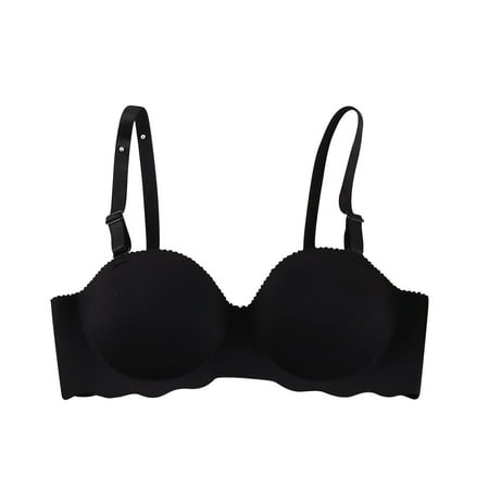 DeHolifer Women Bra Gathering A Seamless Bra With Detachable Shoulder Straps For Daily Use Underwear Black S
DeHolifer Women Bra Gathering A Seamless Bra With Detachable Shoulder Straps For Daily Use Underwear Black S