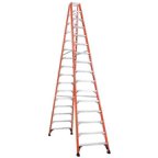 Louisville Twin Stepladder, Fiberglass, FM1416HD