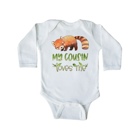Inktastic My Cousin Loves Me Cute Red Panda Gift Baby Boy or Baby Girl Long Sleeve Bodysuit
Inktastic My Cousin Loves Me Cute Red Panda Gift Baby Boy or Baby Girl Long Sleeve Bodysuit
