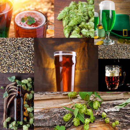 IRISH RED ALE Extract Beer Brewing recipe Homebrew kit Malt hops & grains