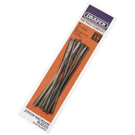 Draper 39007 10 x 14 Tpi Wood Cutting Junior Hacksaw Blades