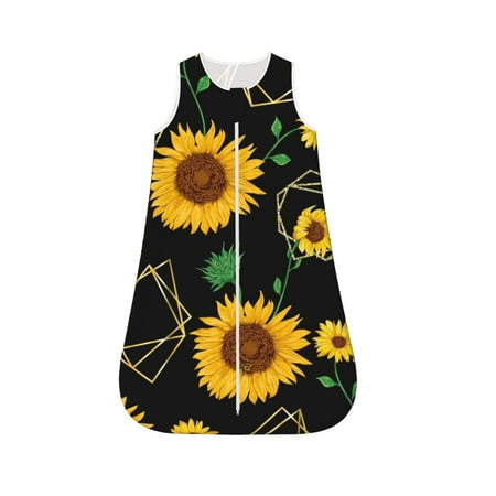 Fotbe Sunflowers3 Pattern Sleep Sack - Baby Wearable Blanket with Zipper Extra Soft Cotton Sleeveless Sleeping Bag for Infants-Small
Fotbe Sunflowers3 Pattern Sleep Sack - Baby Wearable Blanket with Zipper Extra Soft Cotton Sleeveless Sleeping Bag for Infants-Small