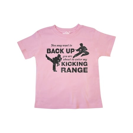 Inktastic Back Up You re Within My Kicking Range Gift Toddler Boy or Toddler Girl T-Shirt
Inktastic Back Up You re Within My Kicking Range Gift Toddler Boy or Toddler Girl T-Shirt