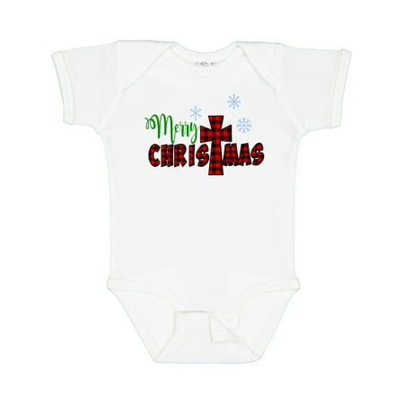 Inktastic Merry Christmas Buffalo Plaid Cross with Snowflakes Gift Baby Boy or Baby Girl Bodysuit
Inktastic Merry Christmas Buffalo Plaid Cross with Snowflakes Gift Baby Boy or Baby Girl Bodysuit