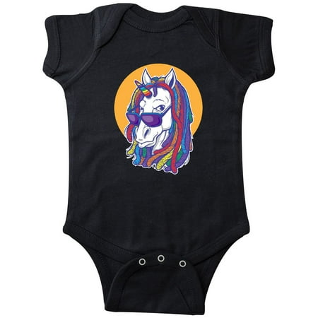 Inktastic Unicorn Rasta Gift Baby Boy or Baby Girl Bodysuit